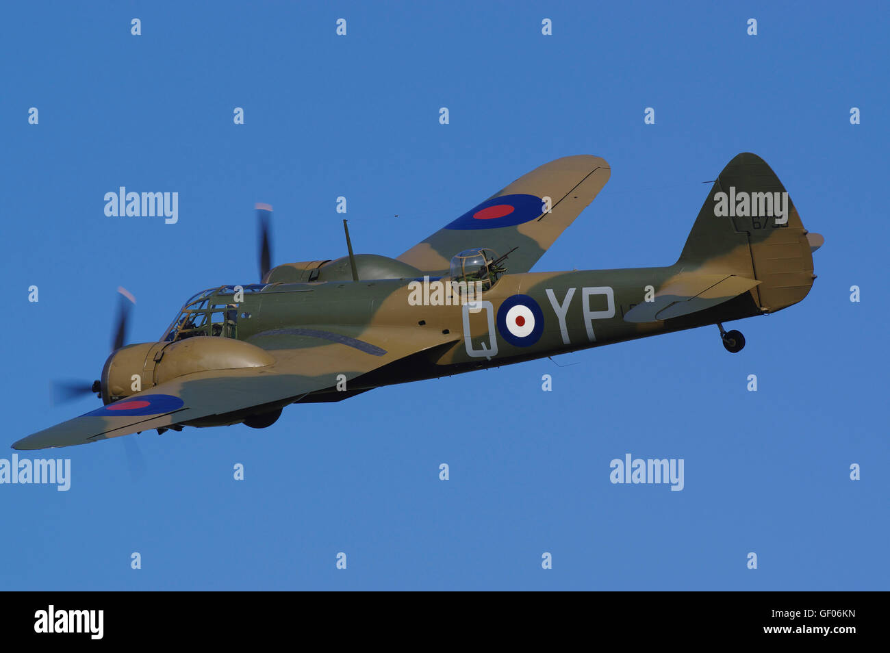 Bristol Blenheim Mk1 L6739, G-BPIV, auf der Victory Show, Cosby, Stockfoto