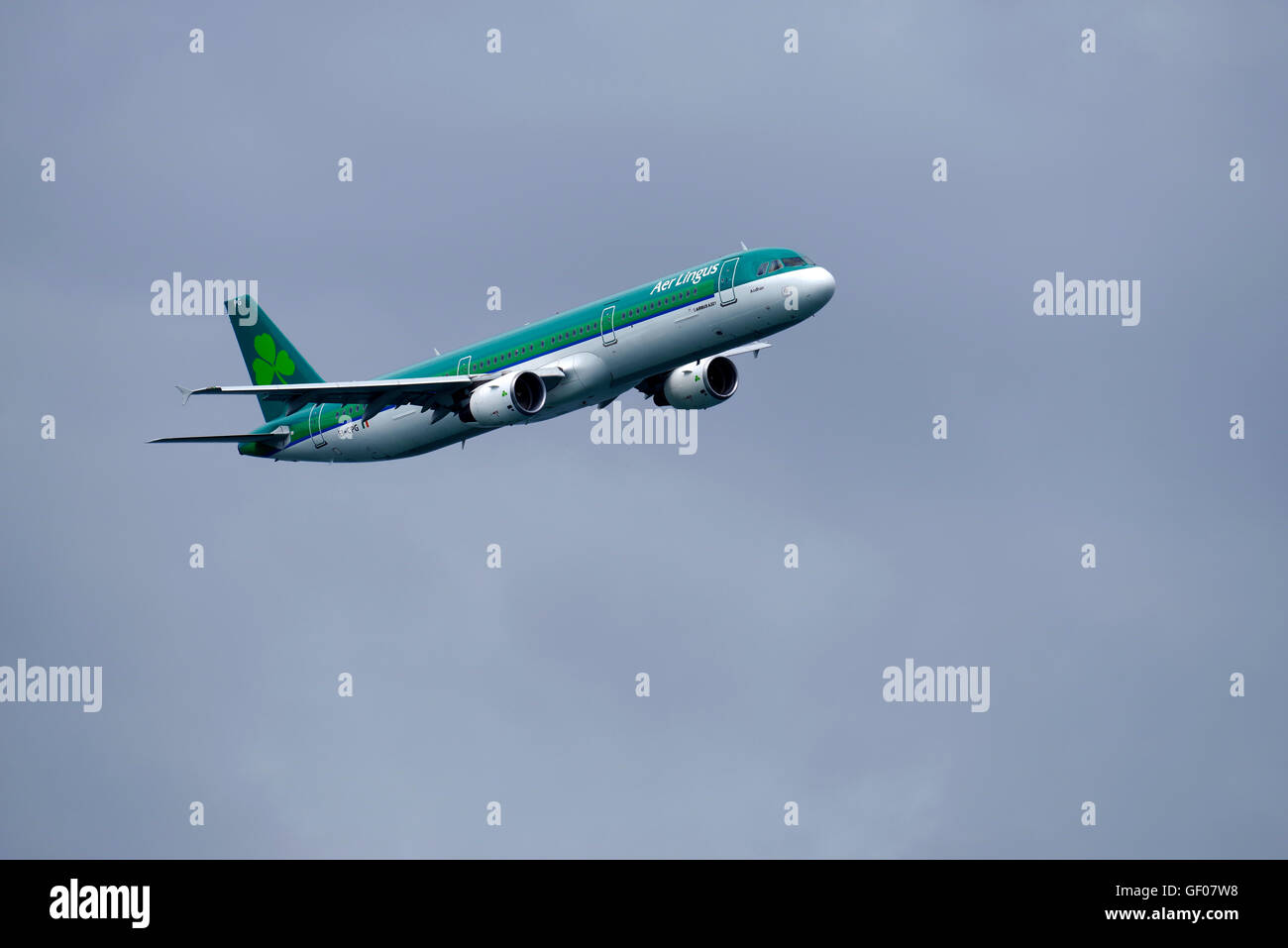 Airbus A321 Ei-CPG auf dem Bray Air Display, Stockfoto