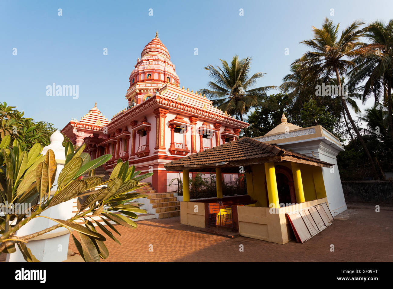 Hindu Tempel Indien goa Stockfoto