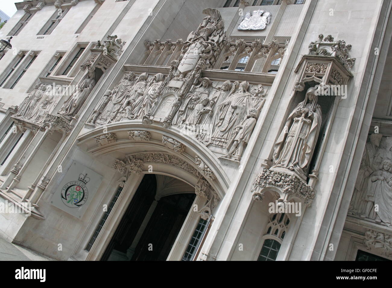 UK Supreme Court, Parliament Square, London, England, Großbritannien, Vereinigtes Königreich, UK, Europa Stockfoto