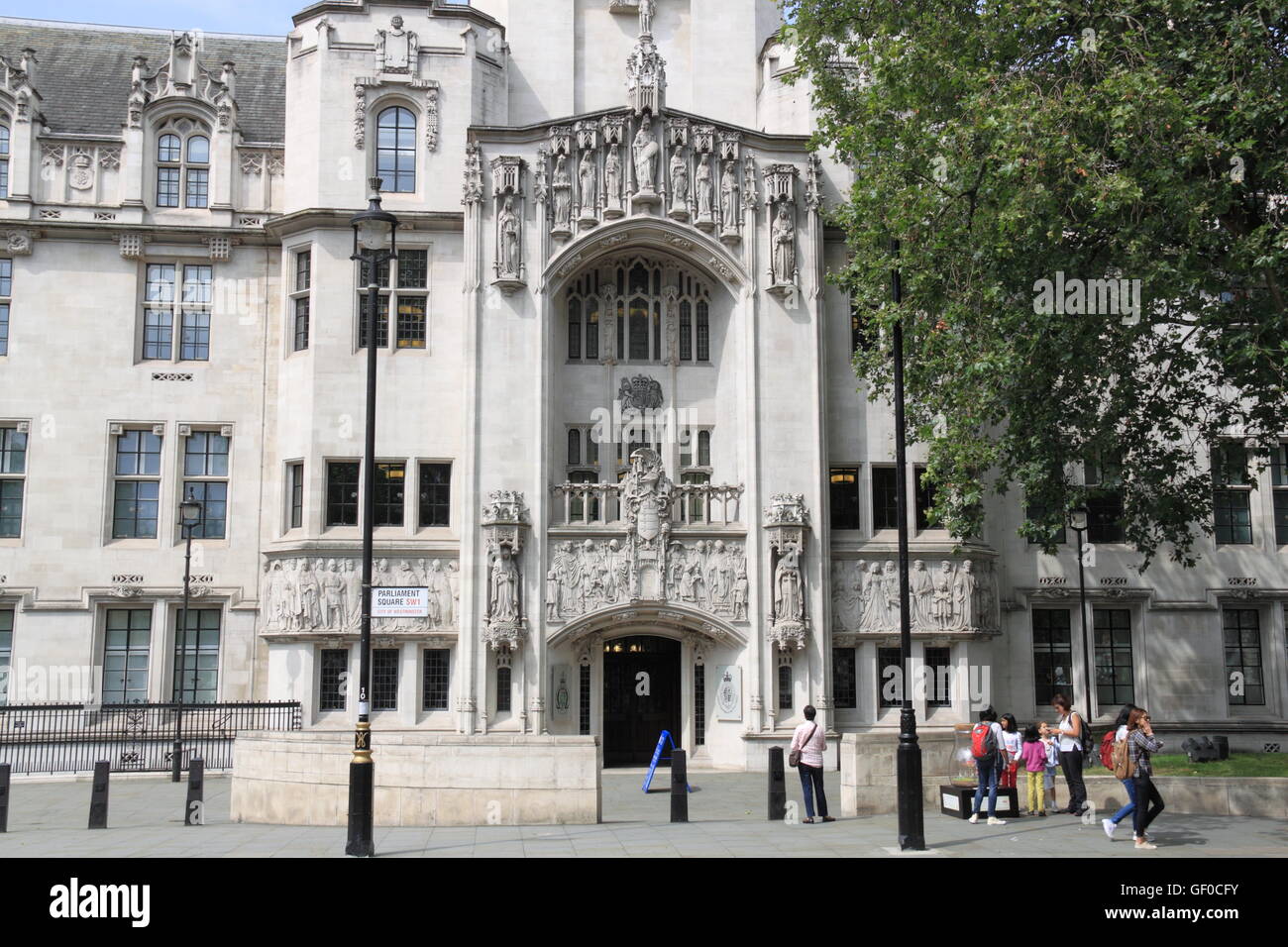 UK Supreme Court, Parliament Square, London, England, Großbritannien, Vereinigtes Königreich, UK, Europa Stockfoto