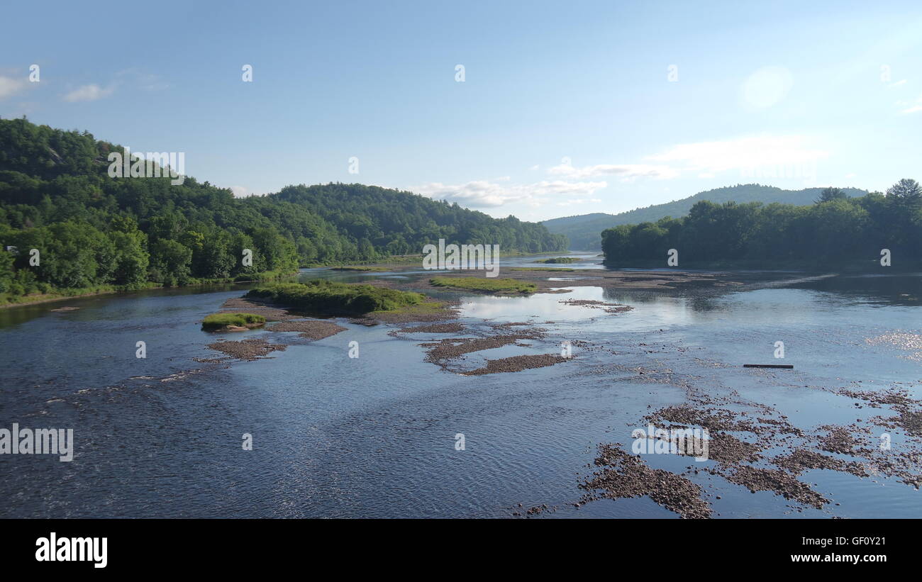 Hudson River in Upstate New York Stockfoto