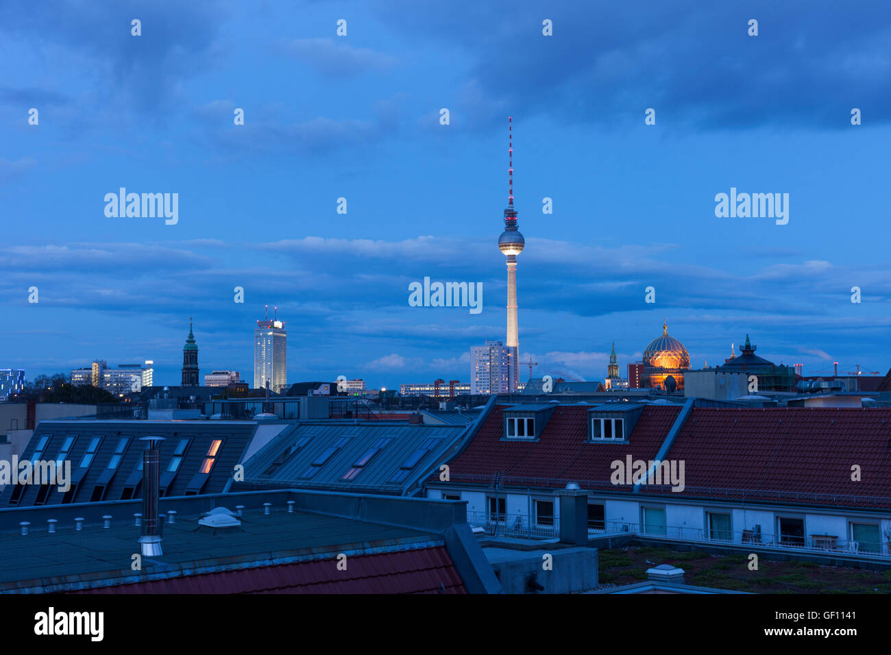 Fernsehturm, Berlin, Deutschland Stockfoto