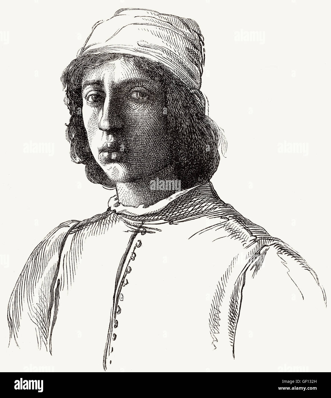 Fra' Filippo Lippi oder Lippo Lippi, 1406-1469, ein italienischer Maler Stockfoto
