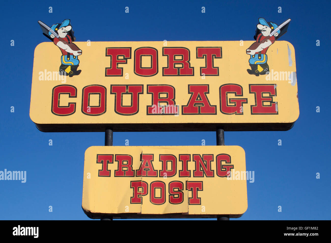 Handelsposten Fort Mut in Arizona Stockfoto