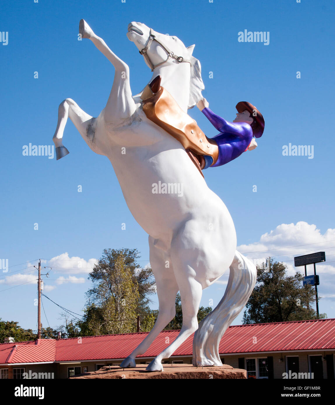 Grenzstadt Film Reiter in Kanab Utah Stockfoto
