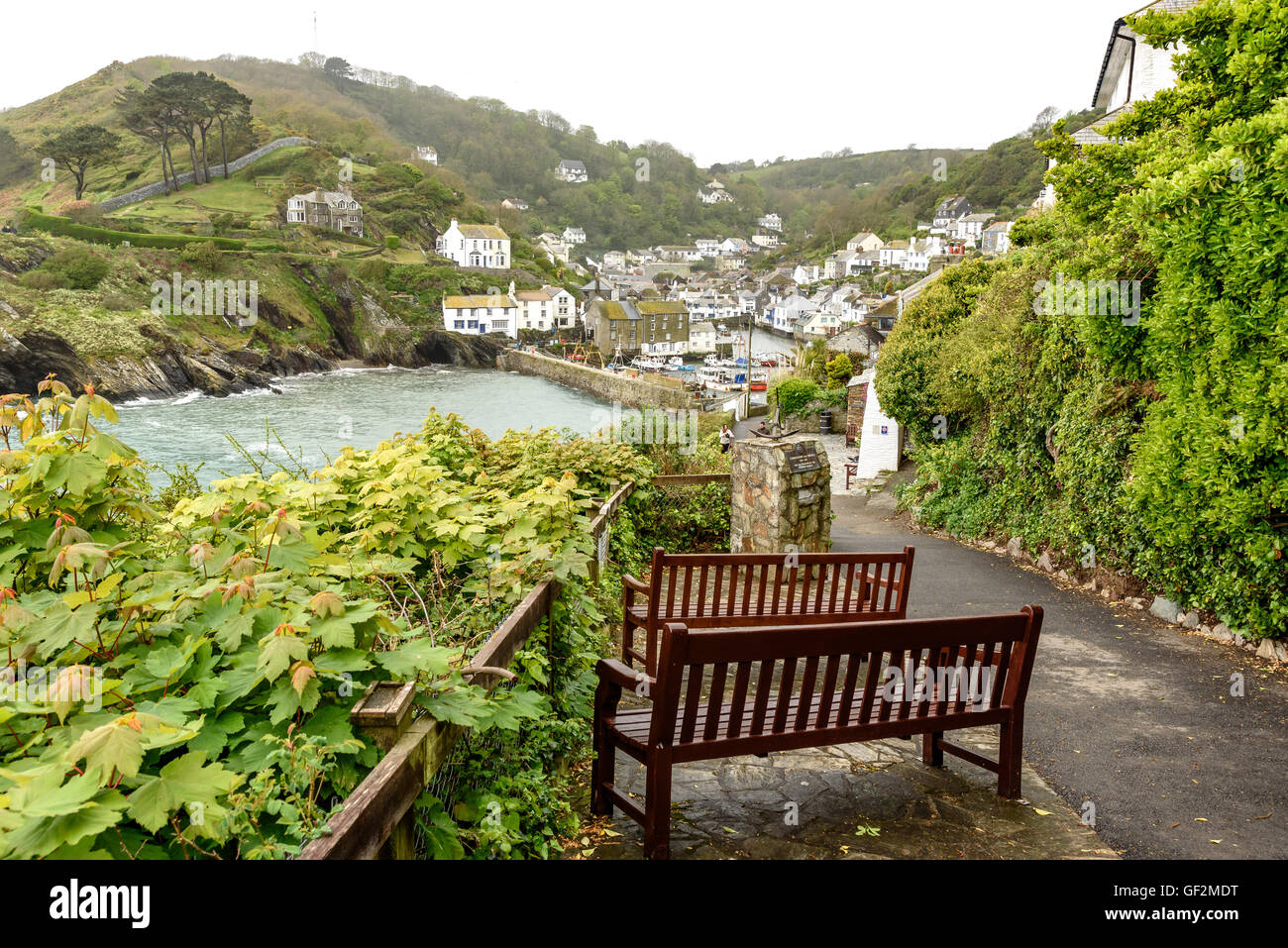 Polperro in Cornwall eine der beliebtesten Orte in Cornwall, das Dorf Polperro ist zweifellos eines der schönsten. Stockfoto