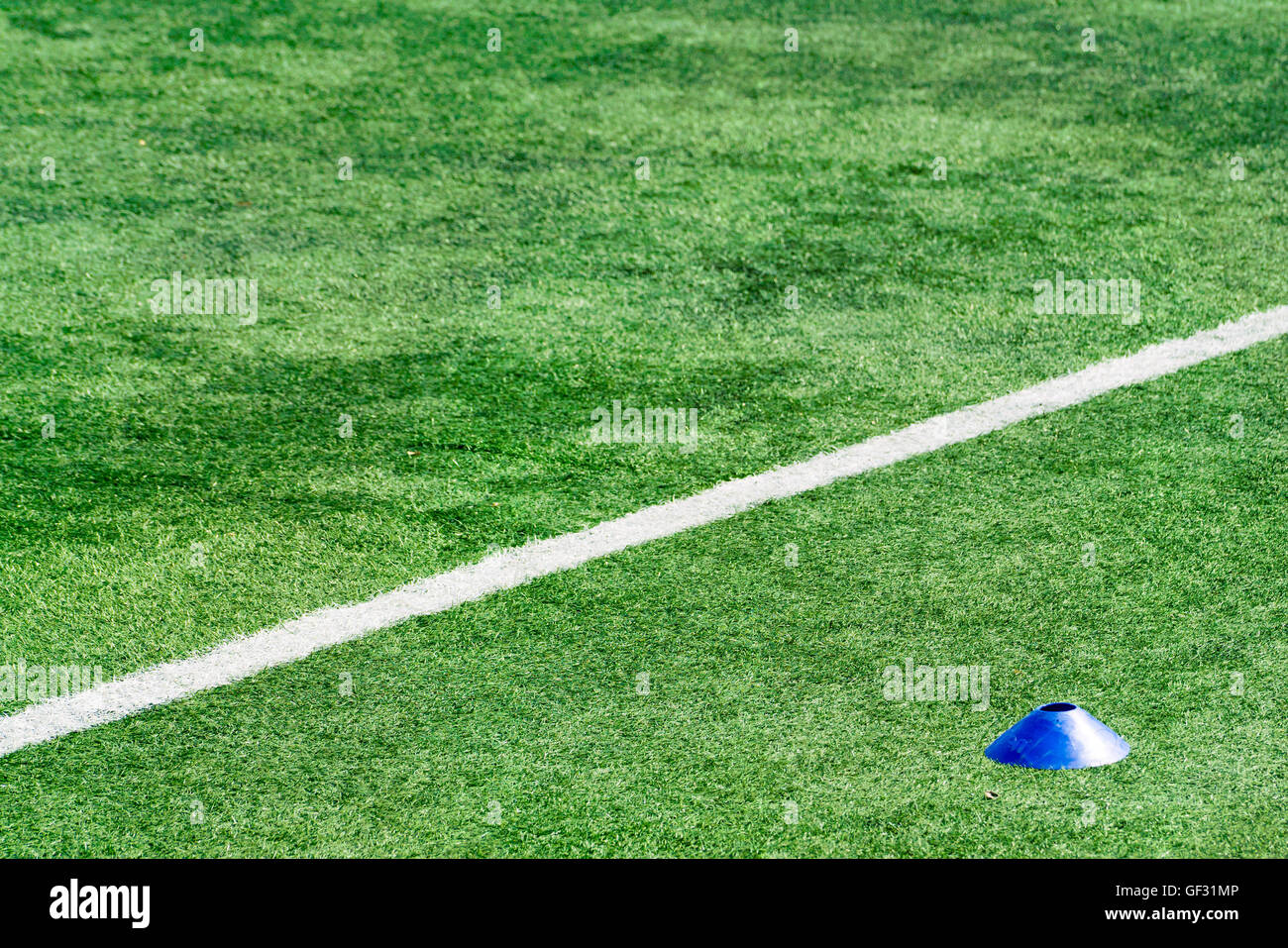 Fußballfeld Stockfoto