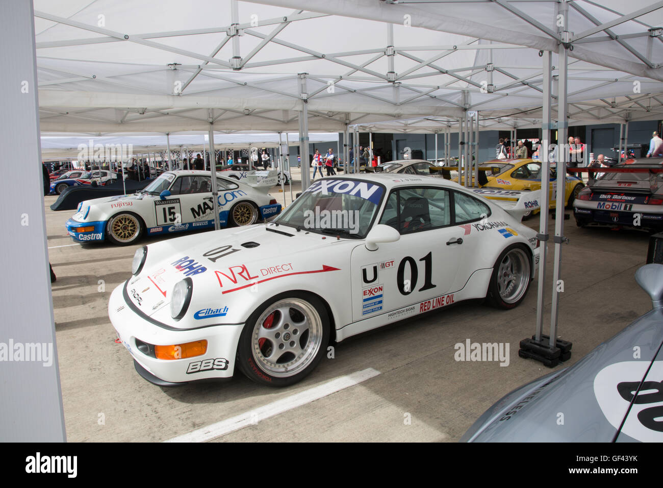 Silverstone, Northamptonshire, UK. 29. Juli 2016. Silverstone Classic 2016 in Silverstone in Northamptonshire. 90er Jahre Endurance Legenden Autos auf Kredit anzeigen: Steven Reh/Alamy Live News Stockfoto