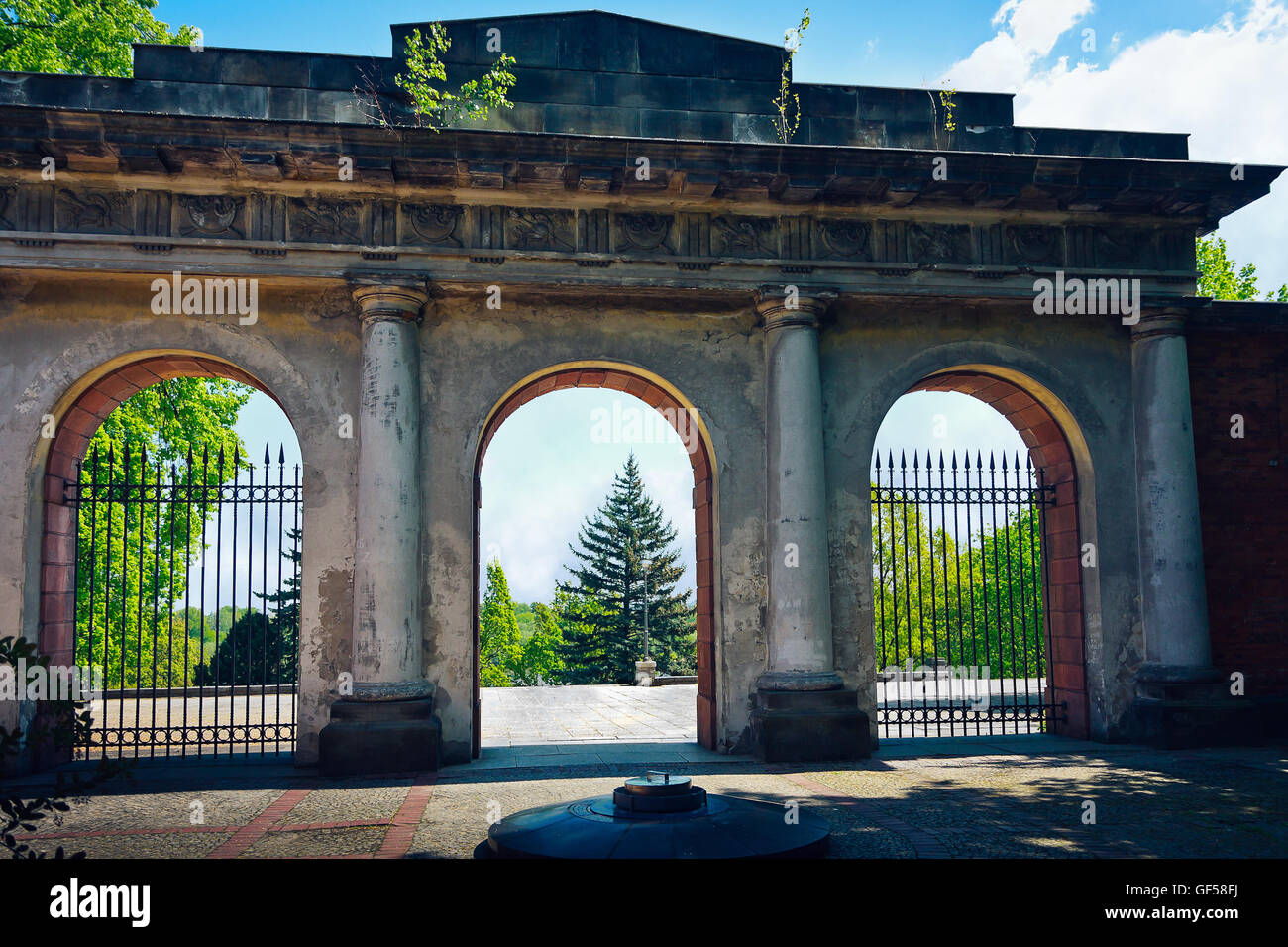 Das Tor zur russischen Zitadelle in Warschau Stockfoto