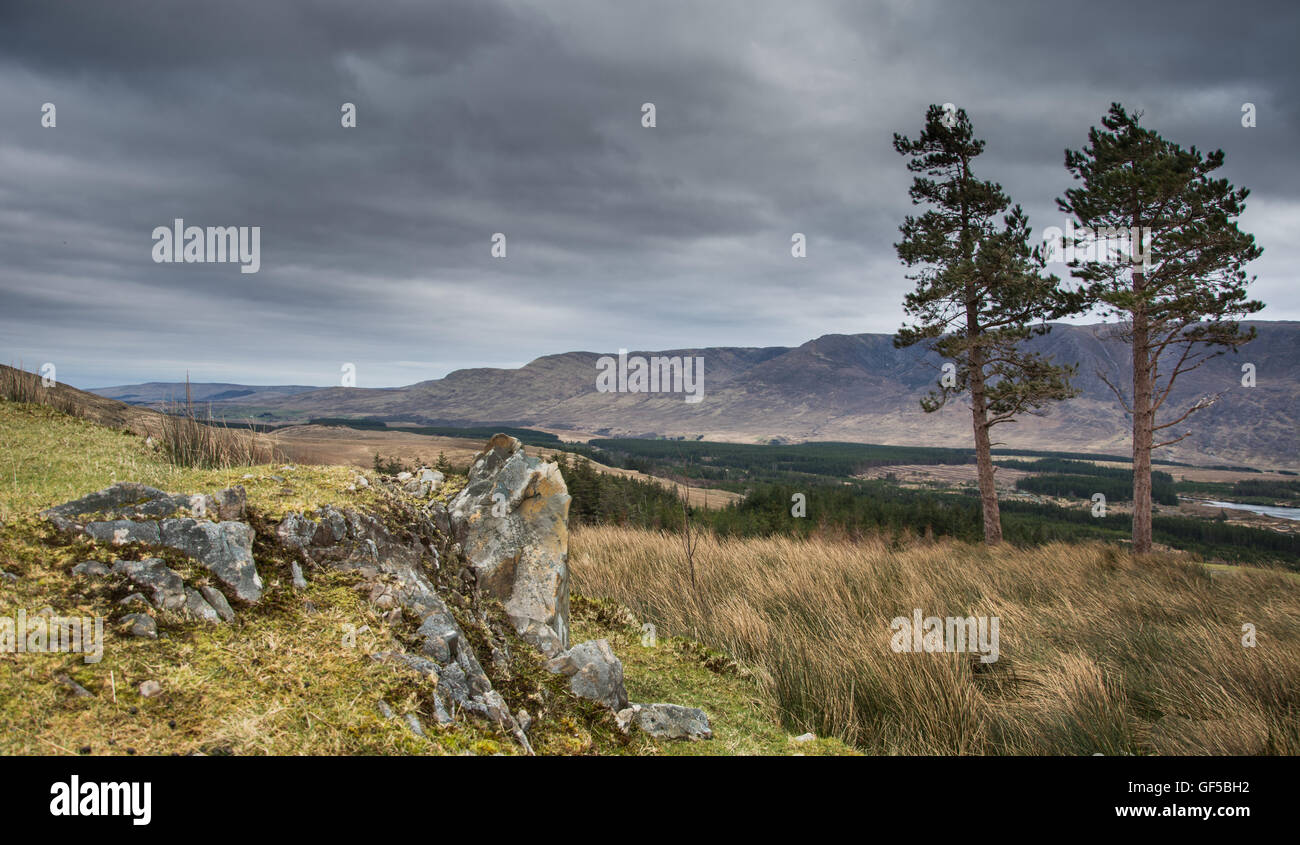 Zerklüftete Landschaft Stockfoto