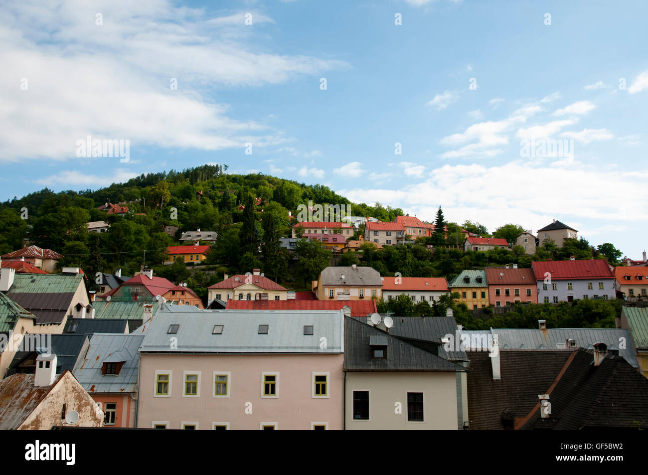 Banska Stiavnica - Slowakei Stockfoto