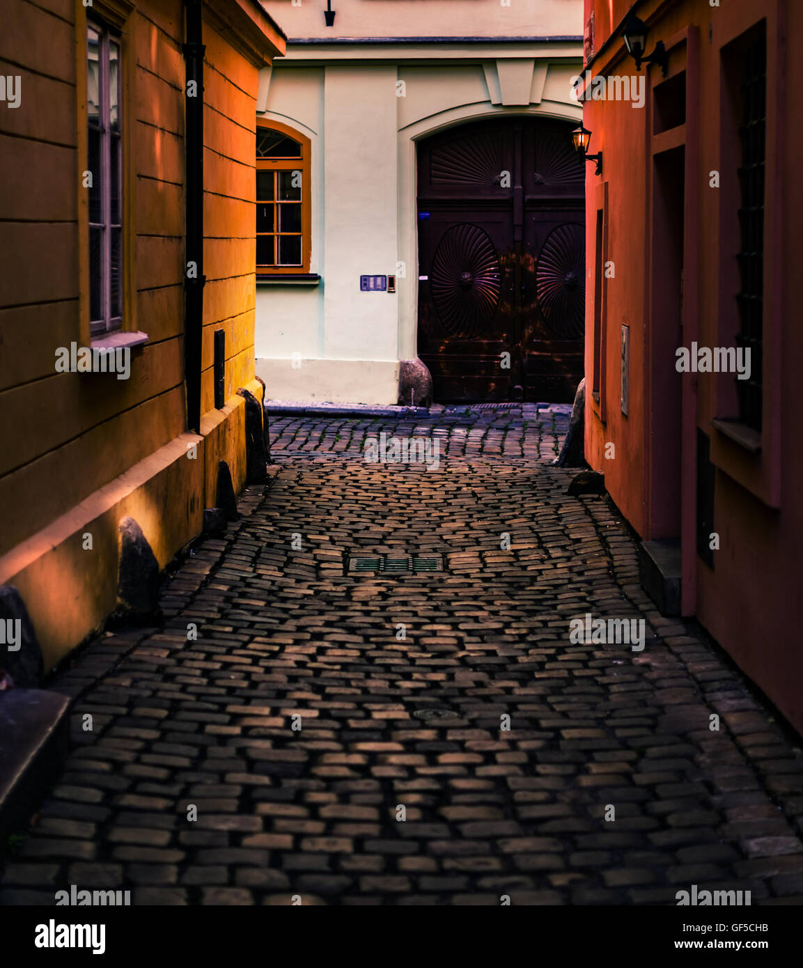 Prag, alte Straße Stockfoto