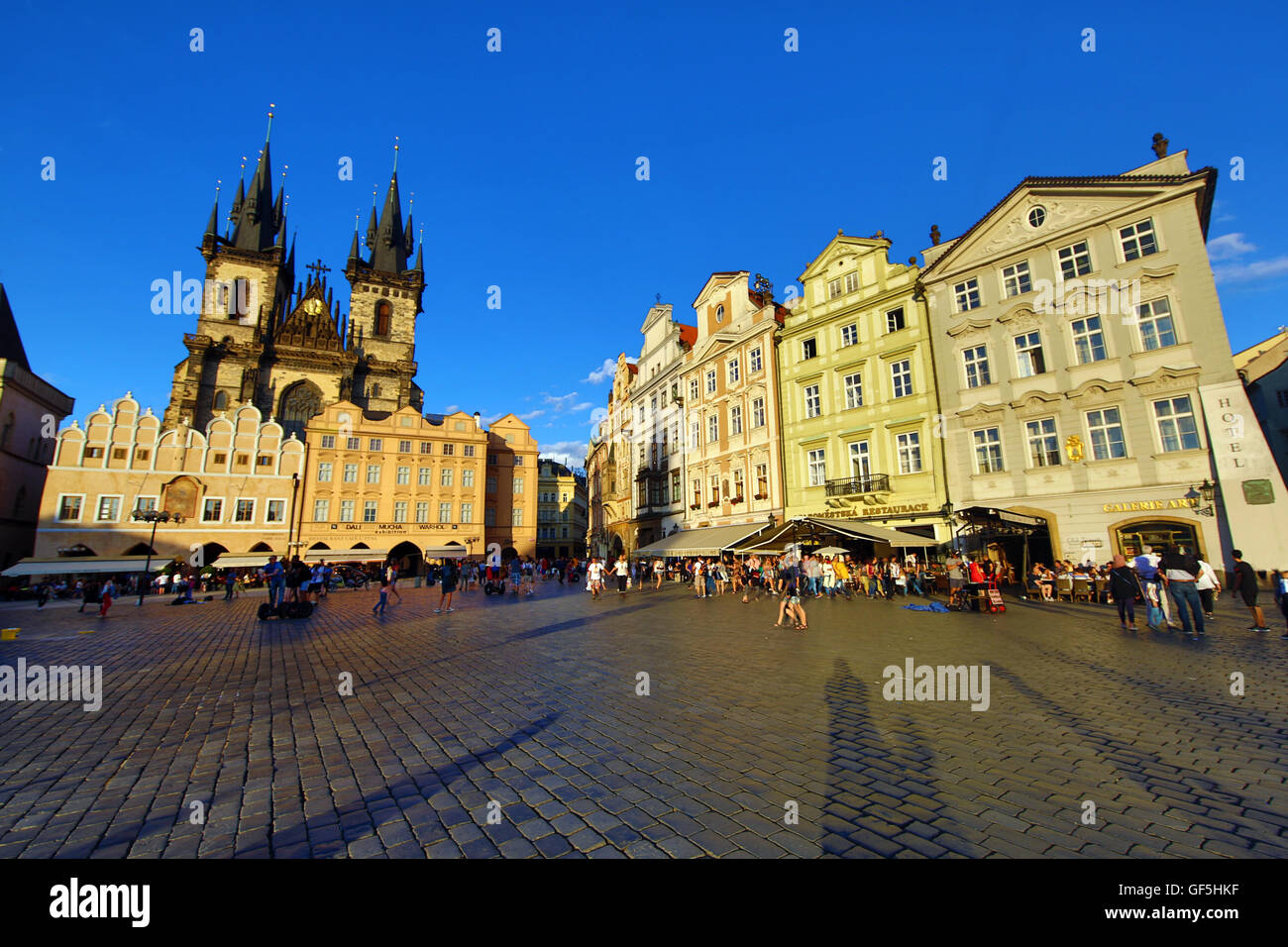 Kirche Notre-Dame vor Tyn, Altstädter Ring, Prag, Tschechische Republik Stockfoto