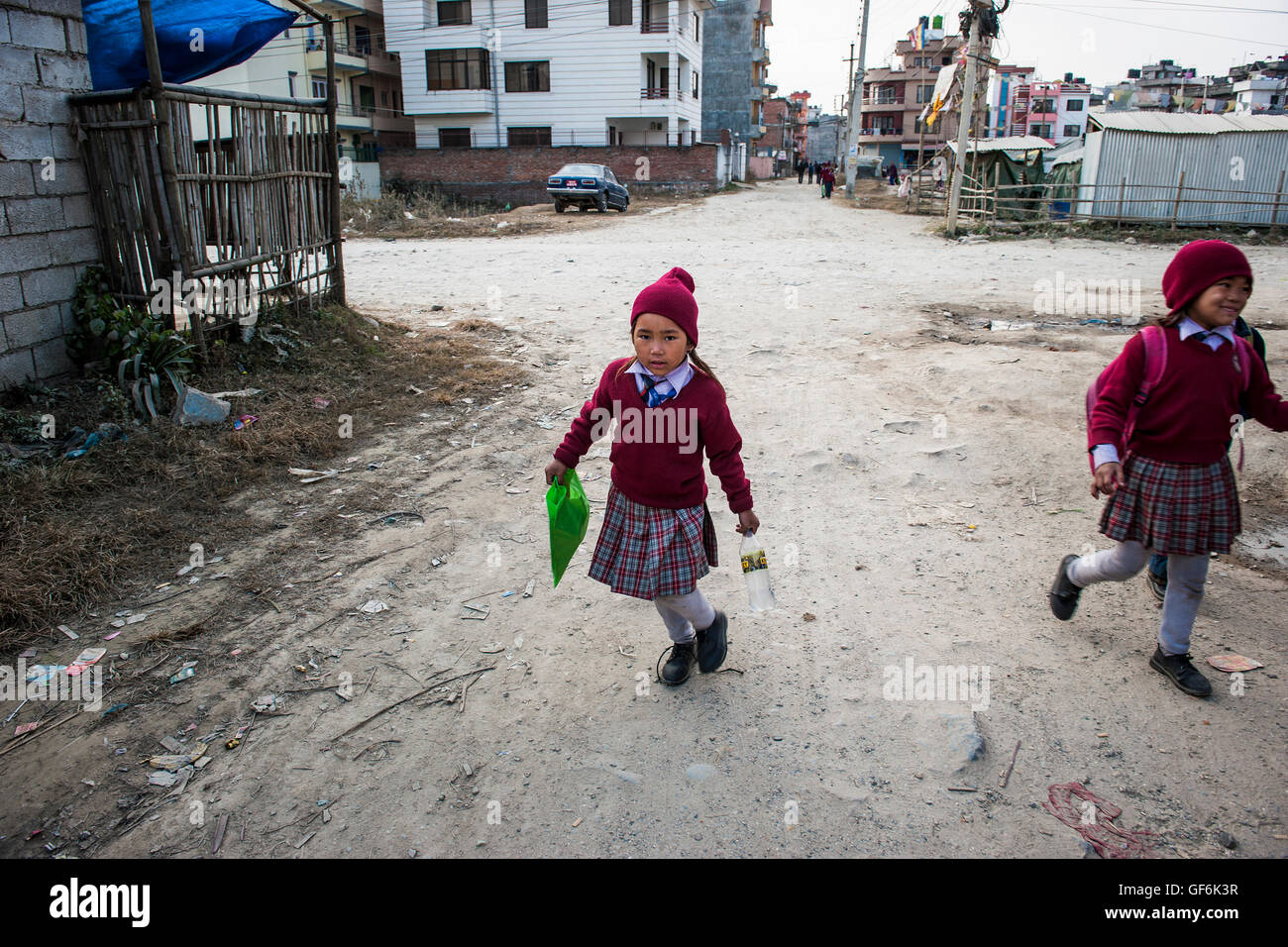 Nepal, Boudhanath, Alltag Stockfoto