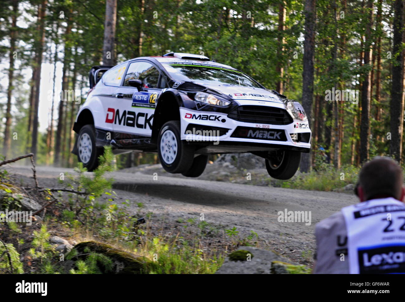 Rallye Finnland 2016, Ott Tänak, Raigo Molder, Ford Fiesta RS WRC Stockfoto