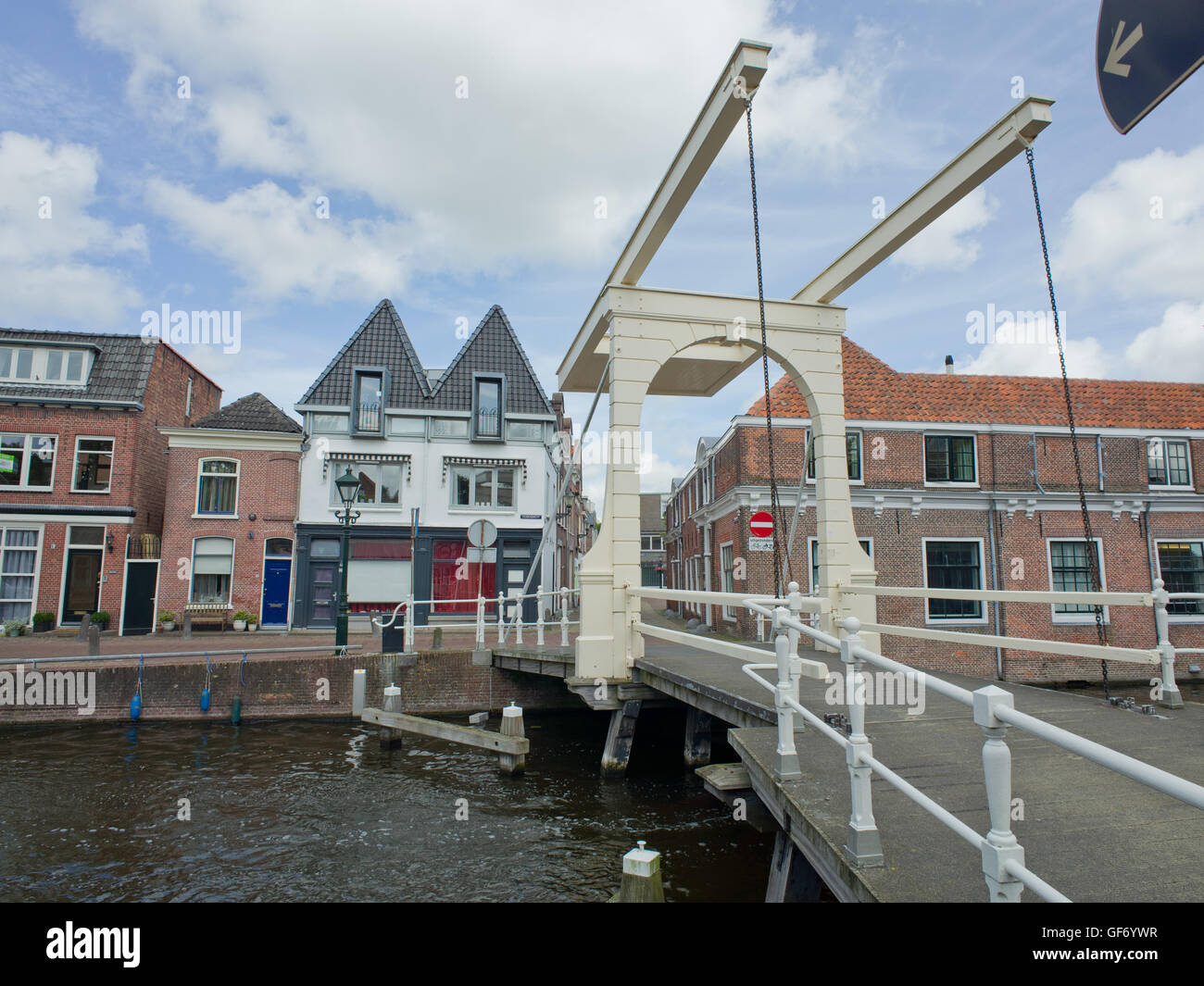 Niederländische Freischwinger Brücke Stockfoto