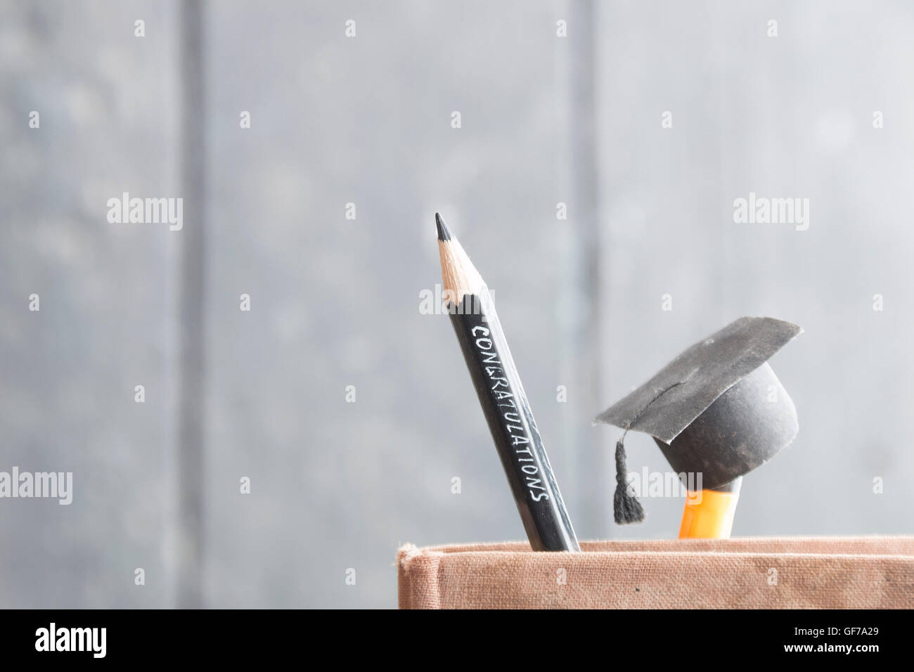 Herzlichen Glückwunsch Absolventen Hintergrund Stockfoto