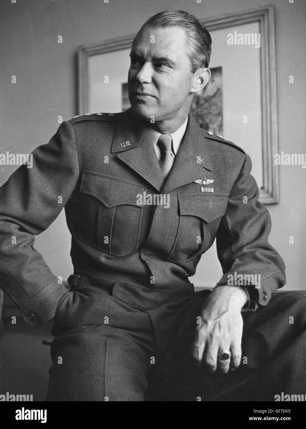 General Hoyt Vandenberg, Vereinigte Staaten Luftwaffe Stabschef, 1948. Stockfoto