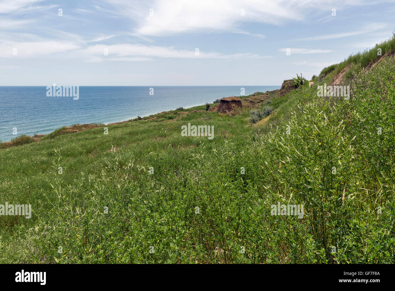Schwarzen Meer Seenlandschaft in der Nähe von Odessa, Ukraine Stockfoto