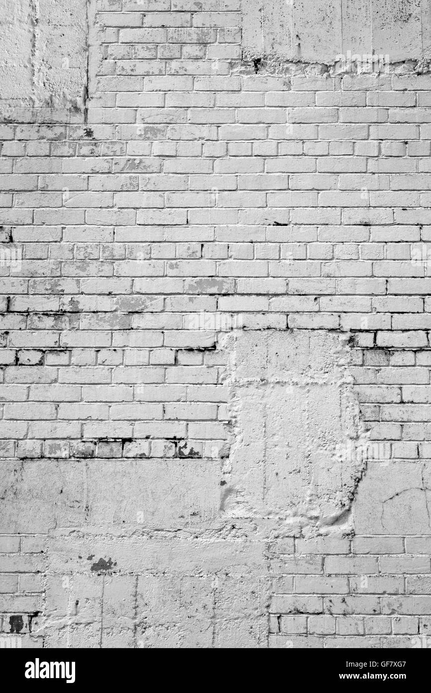 Nahaufnahme der Ziegel in der Wand Stockfoto