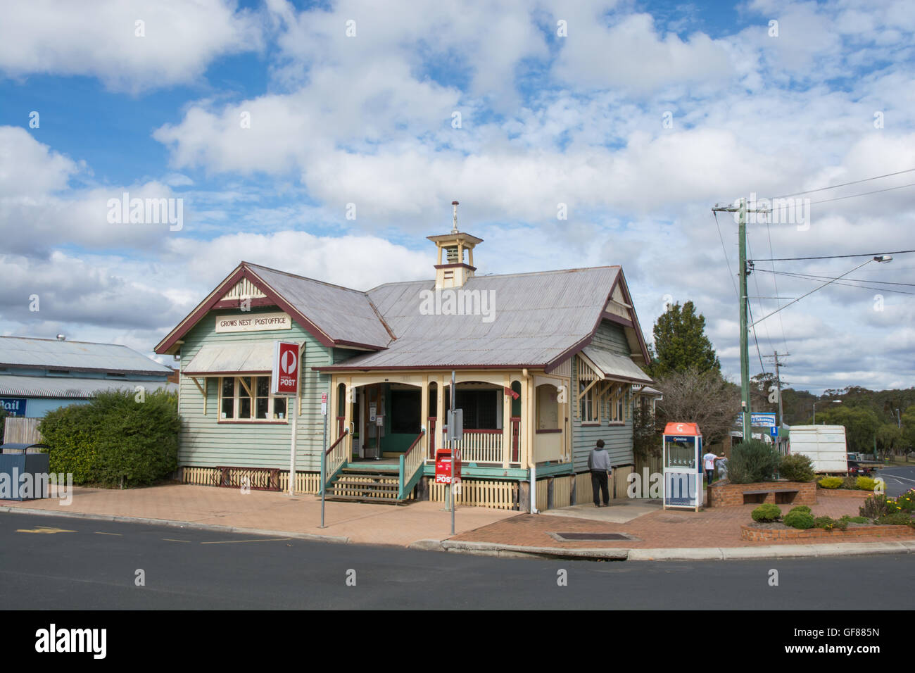 Crows Nest Post Office South East Queensland Australien. Stockfoto
