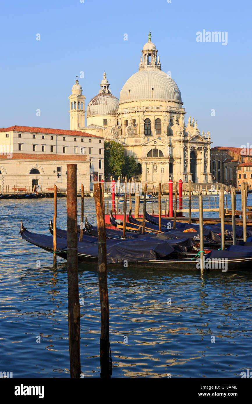 Die Kirche Santa Maria della Salute Basilika (1681) in Venedig, Italien Stockfoto