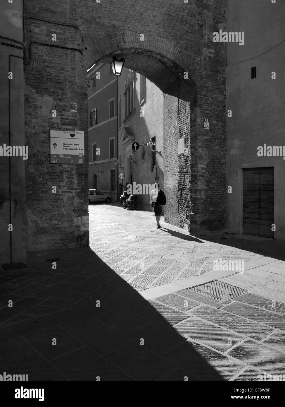 Siena - Toskana - Italien - Massimiliano Scarpa Fotograf Stockfoto