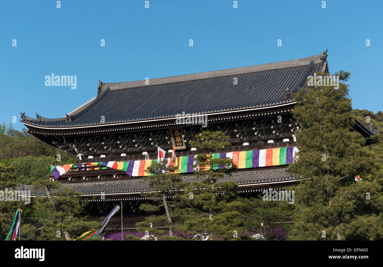 Sanmon Tor der Chion-in (Chionin) Tempel, Kyoto, Japan Stockfoto