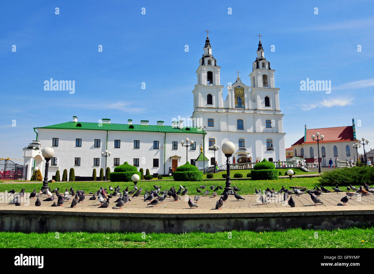 Kathedrale von Minsk, Belarus Stockfoto