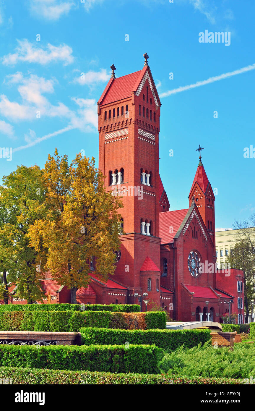 Römisch-katholische Kirche in Minsk, Weißrussland Stockfoto