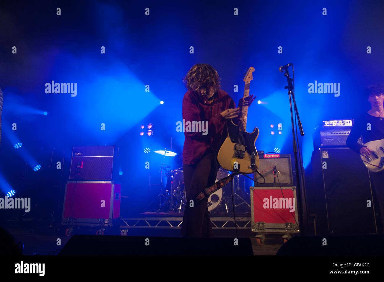 Lowther Deer Park, Lake District, Großbritannien. 30. Juli 2016. Kendal Aufruf Musikfestival, Cumbria, 29h Juli 2016 Ratboy führen auf die Calling Out Bühne Credit: WittWooPhoto / Alamy Live News Stockfoto