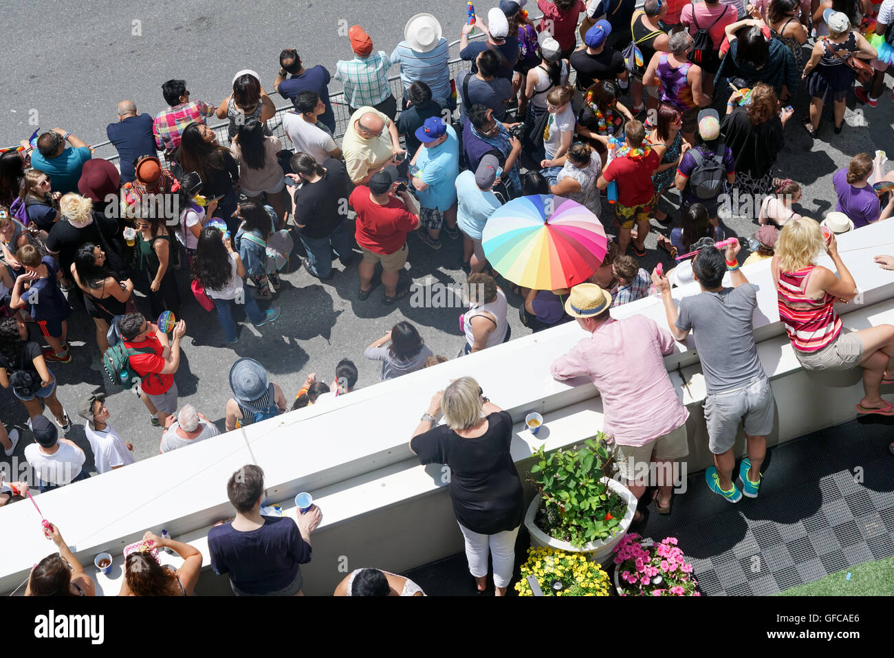 Gay pride Toronto 2016 Stockfoto