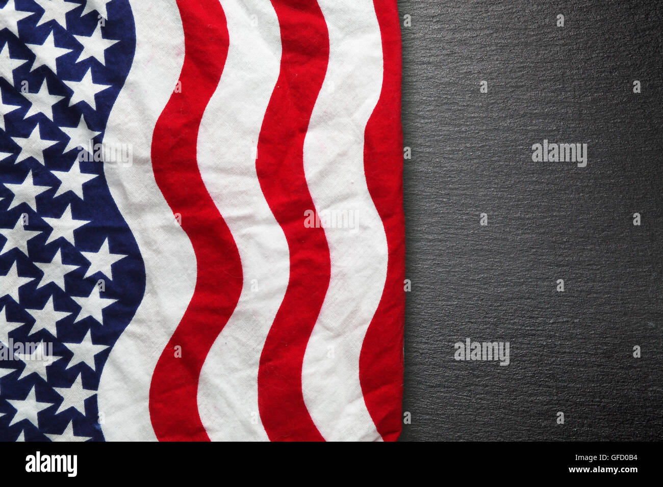 Amerikanische Flagge Hintergrund für Memorial Day oder 4th of July Stockfoto