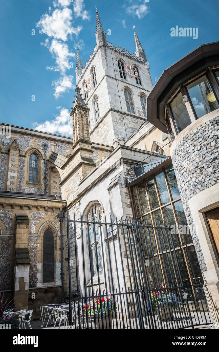 Southwark Cathedral in London Stockfoto