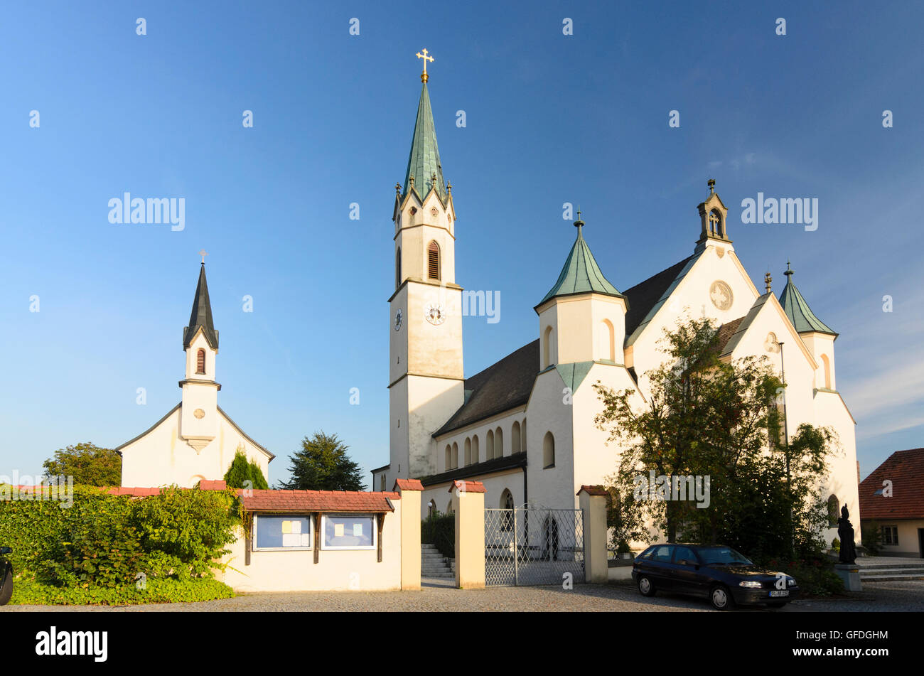 Kirchroth: Kirche Mariä Himmelfahrt in Pondorf, Deutschland, Bayern, Bayern, Niederbayern, Niederbayern Stockfoto