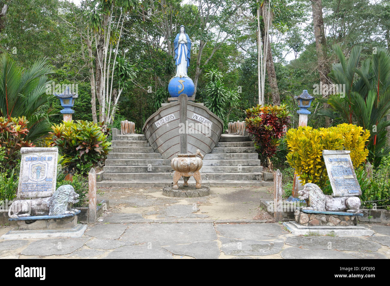 Galang Refugee Camp Memorial Stockfoto