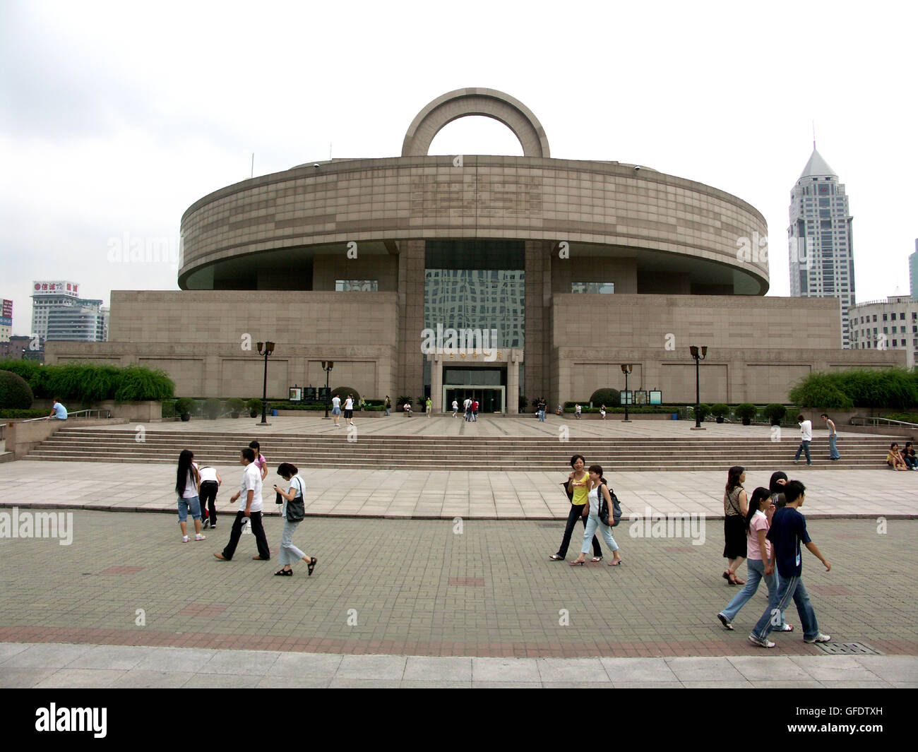 Das Shanghai Museum in Peoples Square in Shanghai, China. Stockfoto