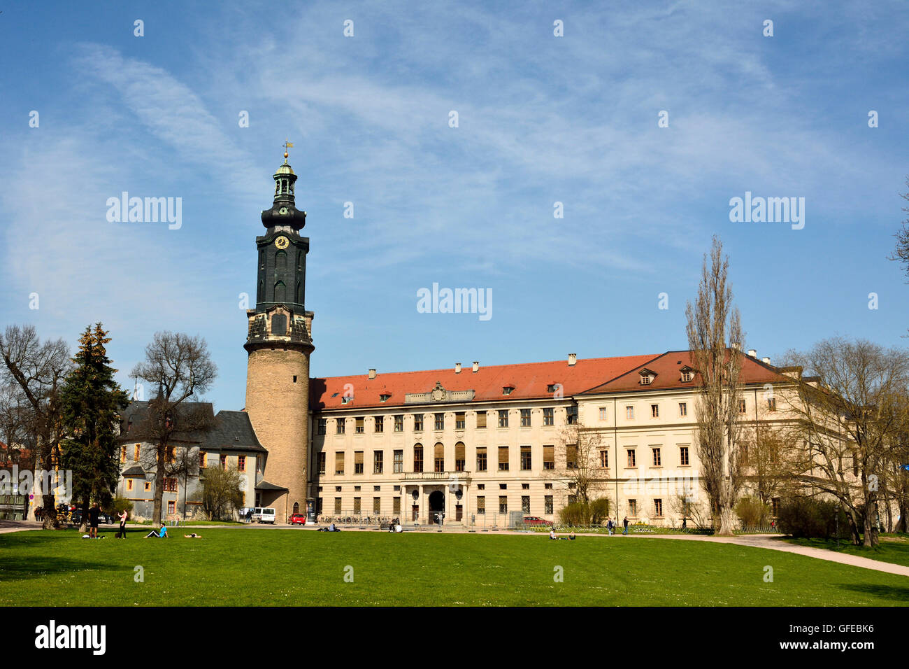 Stadtschloss Weimar Schloss Stockfoto