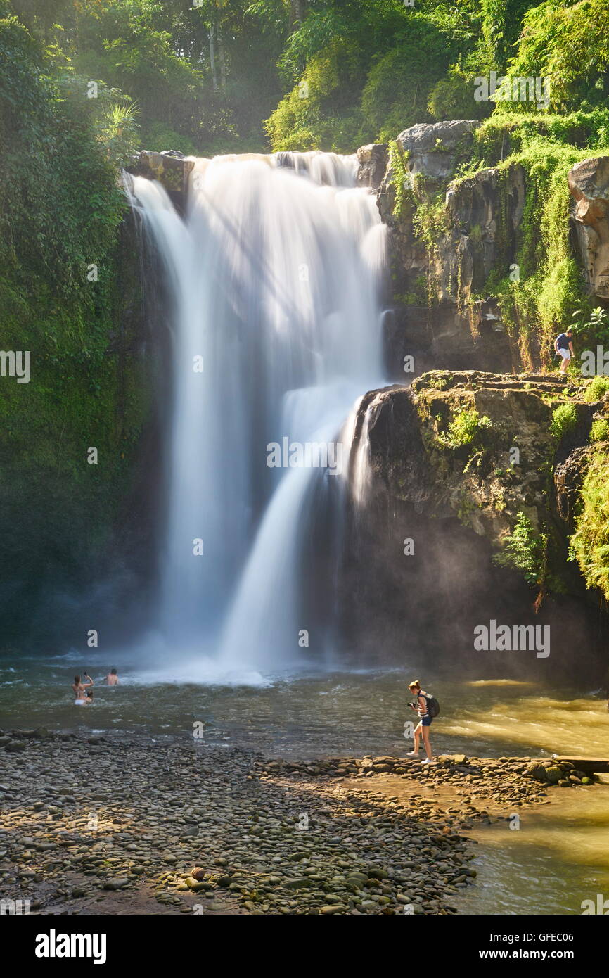 Tegalalang Wasserfall in der Nähe von Ubud, Bali, Indonesien Stockfoto