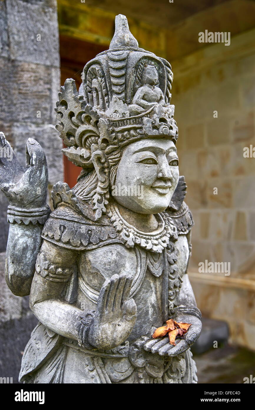 Steinstatue, Bali, Indonesien Stockfoto