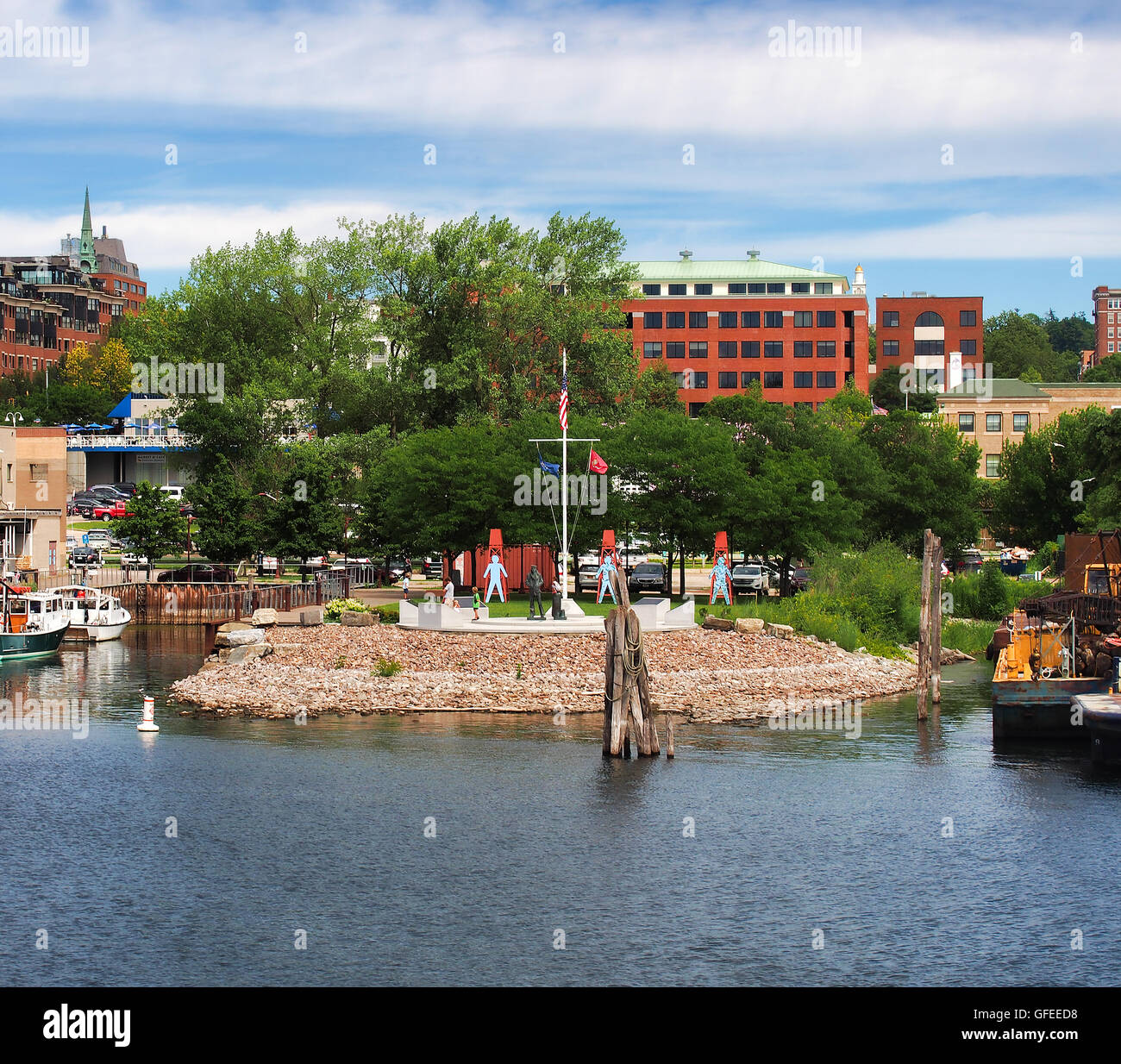 Burlington, Vermont, USA. Juli 24,2016 Stockfoto