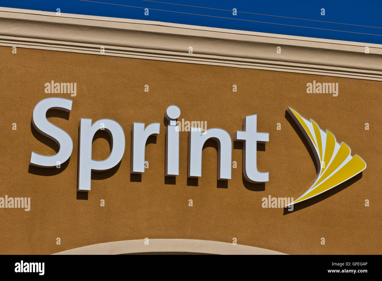 Las Vegas - ca. Juli 2016: Sprint Wireless Ladengeschäft. Sprint ist eine Tochtergesellschaft des japanischen SoftBank Group Corporation IV Stockfoto