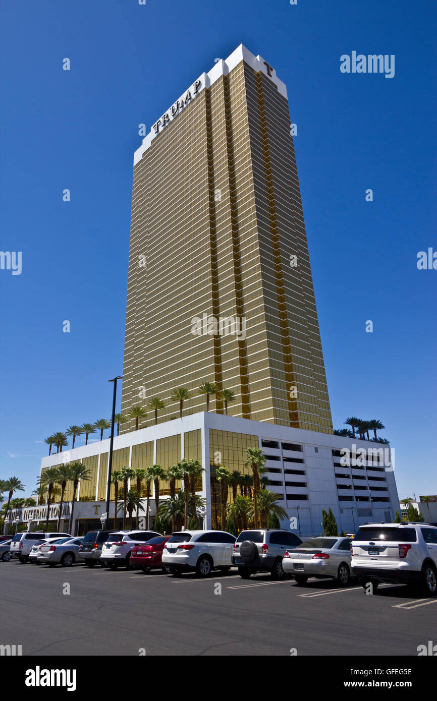 Las Vegas - ca. Juli 2016: Trump Hotel Las Vegas IV Stockfoto