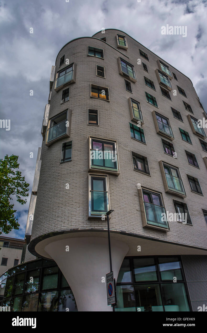 Mary Seacole House, Clapham High Street, ein Wahrzeichen £80m mischt verwenden Regeneration Schema für Bibliothek und Gesundheitszentrum. Stockfoto