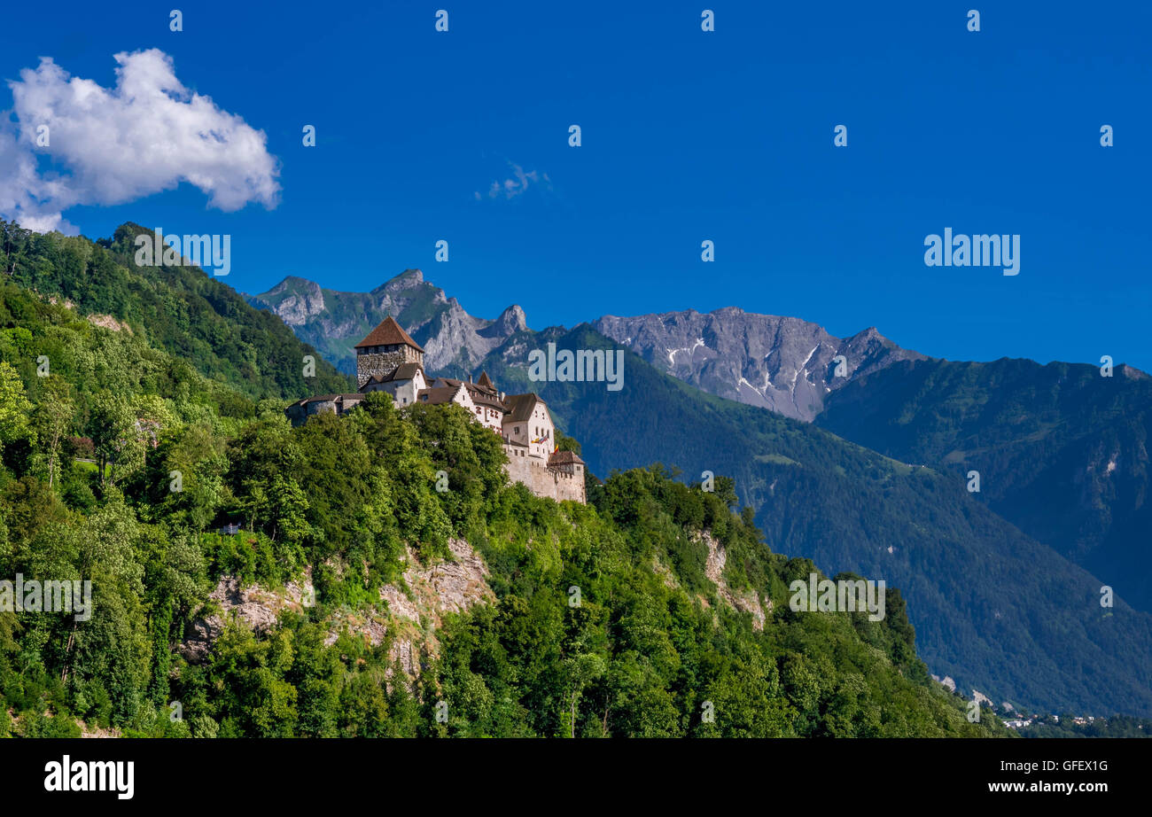 Schloss Schloss Vaduz, Fürstentum Liechtenstein, Europa Stockfoto