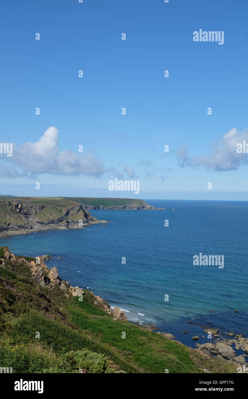 Norden Klippen in der Nähe von portreath, Cornwall Stockfoto