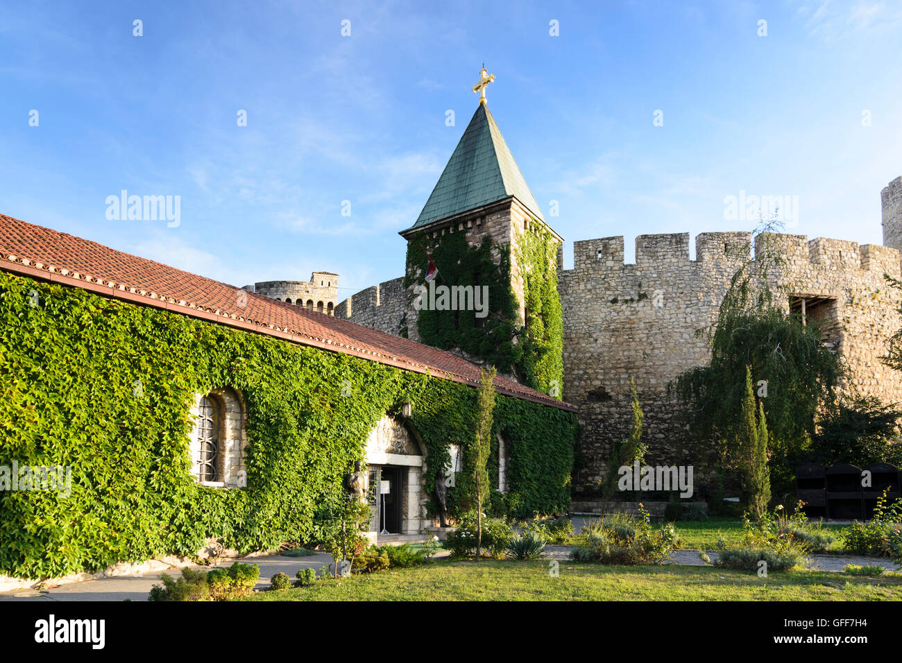Beograd, Belgrad: Rose Church in Festung, Serbien, Stockfoto