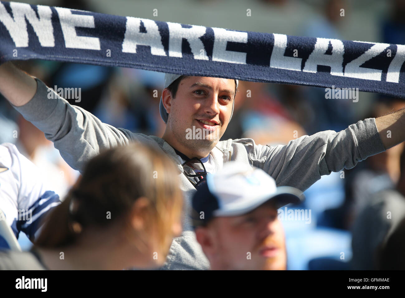 American Express Stadion, Brighton, Vereinigtes Königreich. 31. Juli 2016. Lazio-Fan bei einem Testspiel vor der Saison. Bildnachweis: Tony Rogers/Alamy Live-Nachrichten Stockfoto