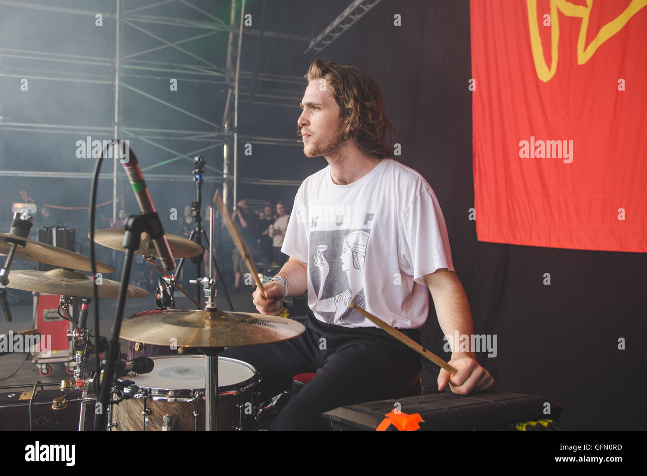 30. Juli 2016 - Ratboy führt YNOT Festival, Matlock, UK, 2016 (Credit-Bild: © Myles Wright über ZUMA Draht) Stockfoto